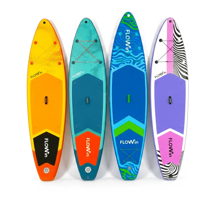 Линейка сапбордов Flowin: Orange, Breeze, Navy, Violet